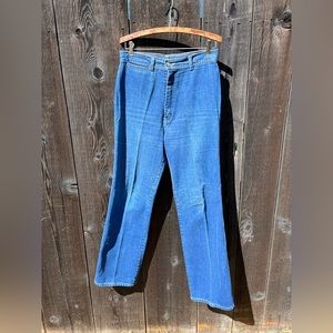 Vintage 1970’s/80’s Simone Pererie Denim Jeans with Rainbow pockets